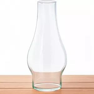 자오게펑유 램프 굴뚝 교체 3인치 핏터 x 8.3인치 높이 등유 글로브 투명 유리 라이트 허리케인 그늘막