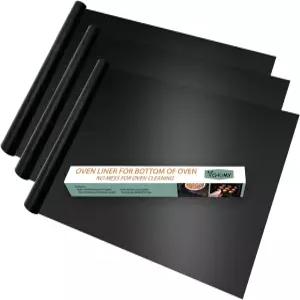 바닥용 오븐 라이너 전기 토스터기 그릴용 23.6x15.7인치 헤비 듀티 논스틱 재사용 가능한 스필 프로텍터