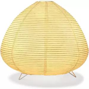 YY Yearchy 화이트 페이퍼 랜턴 램프 테이블 침실 거실용 일본 피치