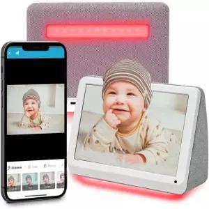 사진 공유 MyLuma LED 7인치 WiFi 디지털 프레임과 및 소프트 터치 백 패널 휴대폰에서 또는 동영상 전송