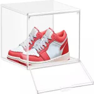 옷장용 투명 신발 상자 1팩 사이즈 11 보관 정리함 쌓을 수 있는 신발장 가방 플라스틱 스니커즈 보관함