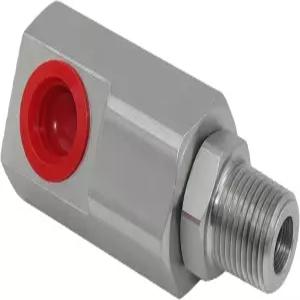 엘보우 유압 로터리 유니온 피팅 GG90 1/2인치 MXF 헤비 듀티 호스 릴 회전 및 그리스 저크 장착 - 가정용