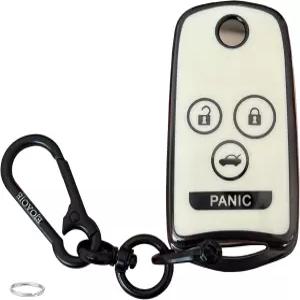 에조아오제 스마트 키 보호 쉘 아큐라 MDX RDX TL TSX ZDX 원격 플립 차량 액세서리에 맞는 체인 장착