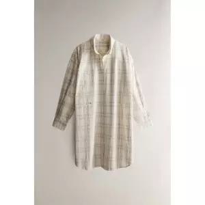 zara 자라 스트라이프 롱 셔츠 - 크림148764