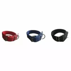 [반려] 목줄 개 애견목걸이 검정 강아지줄 50mm 70cm