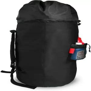 패딩 어깨끈이 달린 초대형 세탁 백팩 헤비 듀티 115L 조절 및 확장 가능한 디자인 대학 기숙사용 가방