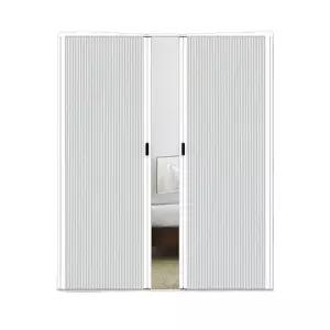 보일러실문 자바라 슬라이딩 조립 완전정전 무타공 접이식 커튼 기둥 화이트 슬라이드문