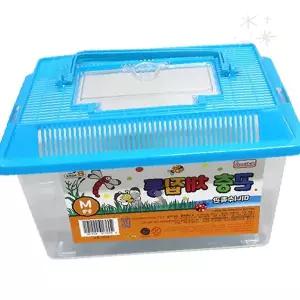 투명 플라스틱 사육 관찰함 중형 통풍구조 곤충 수생생물 소동물 보관용기