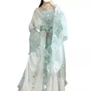 코스프레선녀복 고대 무대 기본색상 의상 공연 연극 원피스 선녀옷 날개옷 코스튬 축제 사극