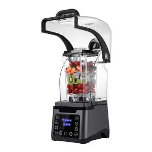 상업용 방음 스무디 머신 1.6리터 자동 벽 차단기 밀크티 가게 밀크 뚜껑 3목적 기계