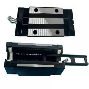 Coavoo HGH15CA 선형 슬라이더 블록 2개의 15mm HG15 사각 베어링 2세트 HV15 자체 윤활 방진 오일 박스