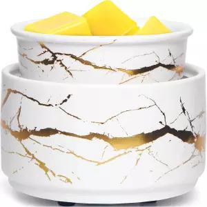 팔란치 왁스 멜트 워머 세라믹 3-in-1 오일 버너 전기 캔들 멜터 향수 향 홈 오피스 침실 아로마 테라피