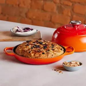 베이킹 오븐팬 주물 무쇠 에나멜 낮은냄비 파이팬 화이트 레드 롯지 빵굽기