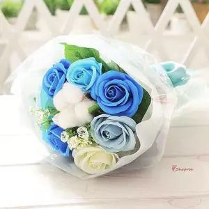 장미 비누꽃다발 소품 선물 화병 목화 어버이ijk963