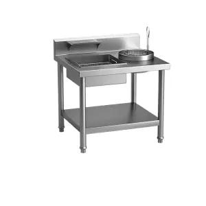 치킨 조리대 스텐레스 튀김 업소용 테이블 작업대 주방 돈까스 밀가루 기름 식당