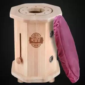 좌욕 의자 등받이 원목 산모 좌훈 목재 가정용 찜질기 세트 접이식 훈증