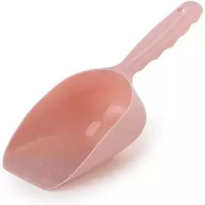 1컵 반려동물 사료 스쿱 줄 - 개 강아지 고양이 새 토끼 플라스틱 라이트 핑크