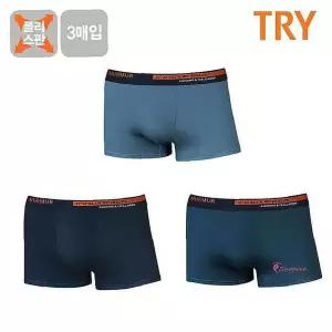 남성 3매 팬티 무지스판 주니어 TRY 폴리 속옷 드로즈cde007