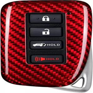 Lexus용 T-탄소 리얼 유리 섬유 키 포브 커버 프로텍터 LX570 RX450 RC300 IS350 GS LC 리모컨 케이스