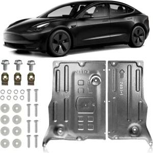 테슬라 모델 Y 20202025 및 3 20172025용 프리미엄 고강도 스틸 언더바디 스키드 플레이트 긁힘 방지 전방