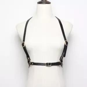 하네스 사람 여자 가죽 스트랩 연예인 여성 의상 벨트 바디 소품 패션하네스