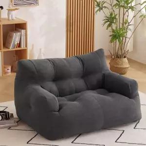 다크 빈백 소파 2인 그레이 편안한