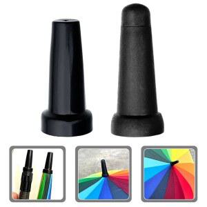 1개 고무 부품 액세서리 팁 보호대 교체용 탑 커버 가용 긴 손잡이 우산 수리