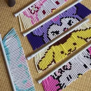 비즈발 DIY 만들기 세트 키트 도안 문발 구슬발 10type 비즈 커튼 구슬 재료 부자재