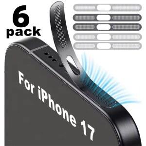 17 프로 17프로 맥스 이어 스피커 홀 방진 메쉬 보호 필름 (금속 방진망 스티커)