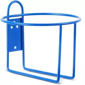 TCD 부품 파란색 원형 1갤런 저그 벽 마운트 랙 손 소독제 비누 또는 액체 세제용 튼튼한 강철 홀더 공간