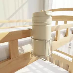 침대용 컵 홀더직경 3.3인치 나무 기숙사 방 이층 금속 토들 옆 헤드베드 자동차 사무실 책상 칸막이용