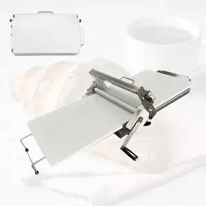 도우 시터 머신 두께 0-25mm로 조절 가능한 접이식 수동 롤링 상업용 홈 베이커리용 스테인리스 휴대용