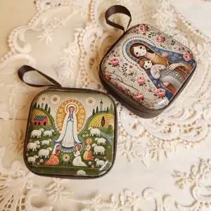 성모마리아 틴케이스 묵주 보관함 SSj7+2DKY