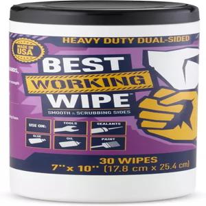 최고의 작업용 물티슈 고강도 일회용 산업용 청소 페인트 오일 때 그리스 신발 엔진 도구 엑스트라 라지