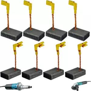 8팩 탄소 브러시 CB318 마키타 9560CV GD0600 9554 9557 앵글 그라인더용