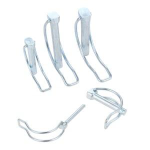 스틸 커플 안전 핀 래치 빠른 해제 트레일러 클립 자전거 유모차 RV D 농장 잔디 M4 5 M8 M10 M11 2 개