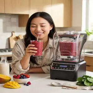 생과일 주스 스무디 기계 슬러시 업소용 분쇄기 믹서 카페 얼음 블렌더 아이스 상업용