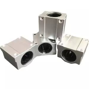 CNC 3D 프린터 액세서리용 35mm 길이의 선형 롤러 베어링 슬라이드 블록 부싱 4PC SCS10U 알루미늄 모션 볼