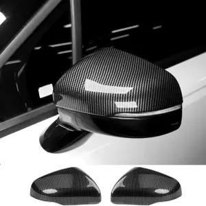 기아 카니발 2022-2025 2026 액세서리 외부 미러 커버 스크래치 방지 측면 백미러 캡-탄소 섬유 패턴과