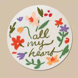 그림툴즈 캔버스보드 종이캔버스 미니 미술 원형 타원형 캠버스 15cm