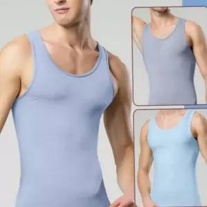 조끼 인견 남성 폴리메쉬 민소매 런닝 엑손알앤디 순면 트라이