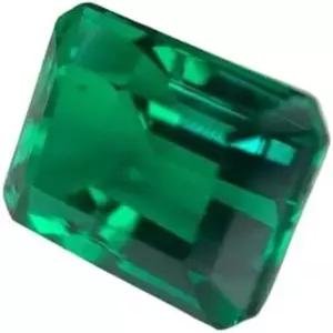 9.74 Ct 에메랄드 컷 콜롬비아 그린 루즈 보석 - 제작용 13x10x8mm