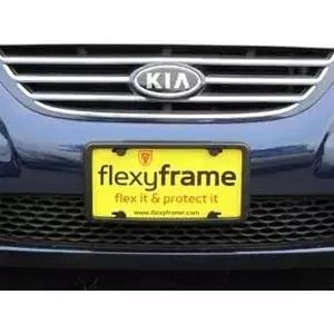 기아를 위한 NASA와 유사한 고무 전면 번호판 프레임 태그 홀더 가드 범퍼