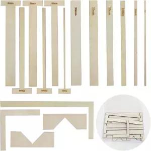 16Pcs 제본 도구 키트 쉬운 스크랩북 L/t 모양 및 일자 모서리 세트 사진 앨범 책 표지 다이어리 노트북을