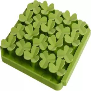 개를 위한 긴 꼬리 클로버 먹이 찾기 매트 - 쉽고 흥미로운 슬로우 피더 퍼즐