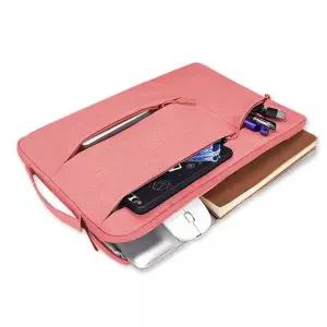 노트북파우치 손잡이 파우치(핑크) (35x26cm)