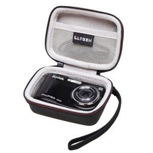 [미국배송] KODAK PIXPRO 친화적인 줌 FZ55-BK 디지털 카메라 블랙+그레이와 호환되는 LTGEM 카메라 케이스