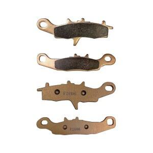 데몬 파워스포츠 프레리 브루트 KFX용 프론트 정보 소결 감소 참조 장착 세부 설명의 페이드 금속 패드 소재 우측 브레이크 향상을 위한 그립감