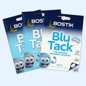 깜도리2 재사용점착제 소품고정풀테이프 blutack 사진붙이기 블루50g 2개+화이트 1개