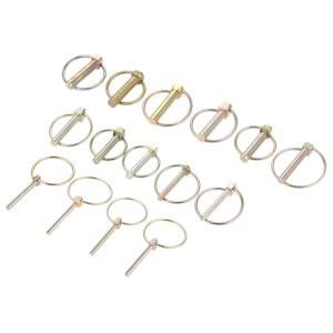 10/5/2Pcs M4 5 M11 스틸 린치 핀 헤비 듀티 트레일러 트랙터 자전거 유모차 농장 잔디 정원 트럭 용 카고 링 클립